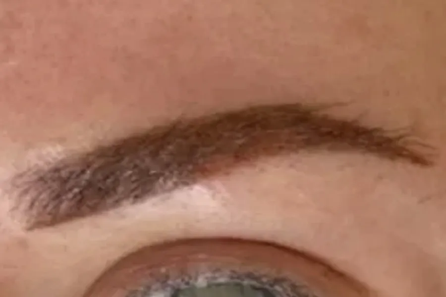Ombré brows – after